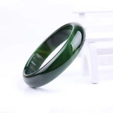 Grass Agate Bangles Narrow Wide Strip Bracelet Jewelry