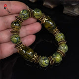 Jade Bead Bracelet Natural Agate Sky Eye Bracelet Men Women