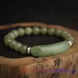 Men's Tiger Eye Charm Jade Bead Bracelet Chinese Accessories