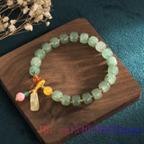 Jade Beaded Bracelets for Women Gemstones Charms Bangles