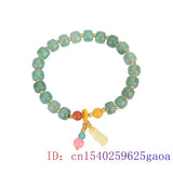 Jade Beaded Bracelets for Women Gemstones Charms Bangles