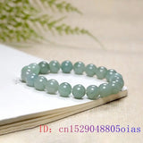 Natural Emerald Jade Beads Bracelet Gemstone Bangle Gift