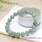 Natural Emerald Jade Beads Bracelet Gemstone Bangle Gift