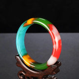 Colorful Jade Bracelet for Women Naturale Xinjiang Bangles