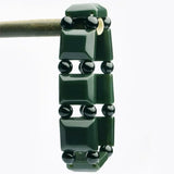 Hetian Qingyu Jade Bracelet Men's Fine Jewelry