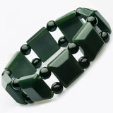 Hetian Qingyu Jade Bracelet Men's Fine Jewelry