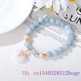 Natural Jade Bead Bracelet for Women Gemstone Jewelry Amulet
