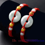 Jade Bracelets for Women Charms Emerald Amulet Natural Donut Bangle
