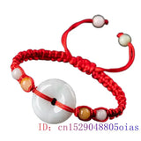 Jade Bracelets for Women Charms Emerald Amulet Natural Donut Bangle