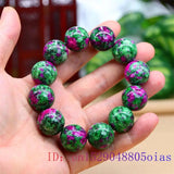 Colorful Jade Bracelet for Women Natural Gemstone Beaded Bangle