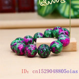 Colorful Jade Bracelet for Women Natural Gemstone Beaded Bangle