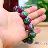 Colorful Jade Bracelet for Women Natural Gemstone Beaded Bangle