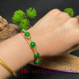 Vintage Emerald Jade Bracelet 925 Silver