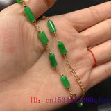 Jade Bracelets for Women 925 Silver Carved Beads Jewelry