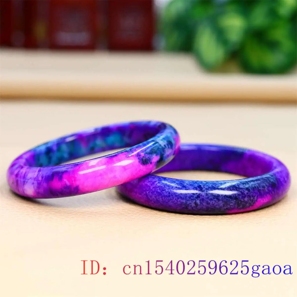 Jade Bracelets Carved Jewelry Gemstone Bangle Natural Colorful Man