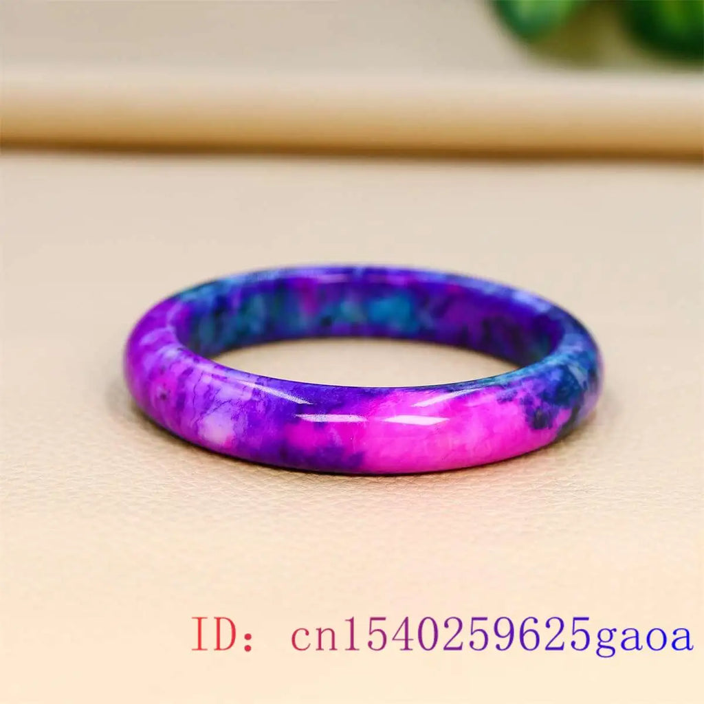 Jade Bracelets Carved Jewelry Gemstone Bangle Natural Colorful Man
