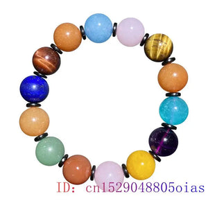 Jade Bracelets for Women Natural Bangle Chinese Jewelry Beads Stone Carved