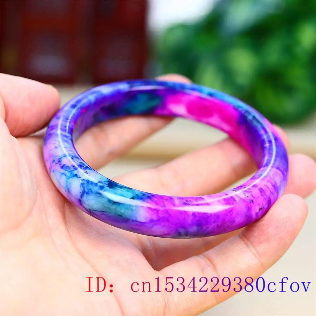 Jade Bracelets Natural Stone Bangles Vintage Gemstone Bangle