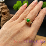 Emerald Jade Bracelet Set 925 Silver Beads Gemstone Jewelry