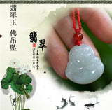 Happy Smile Jade Buddha Pendant Male