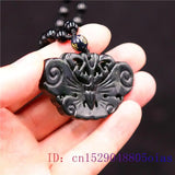 Jade Butterfly Pendant Lucky Men Necklace Chinese Natural Charm Women Gemstone