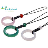 Jade Chalcedony Agate Phone Chain Rope Key Chain