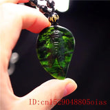 Jade Cicada Pendant Necklace Chinese Green