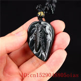 Jade Cicada Pendant Necklace Chinese Green