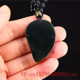Jade Cicada Pendant Necklace Chinese Green