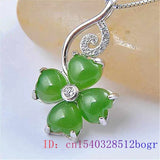 Chinese Chalcedony Agate Necklace Silver Charm Women