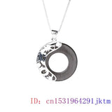925 Silver Chalcedony Pendant Necklace