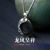 925 Silver Chalcedony Pendant Necklace