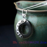 925 Silver Chalcedony Pendant Necklace