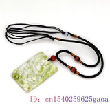 Green Jade Dragon Pendant Necklace Gemstone Charms Amulet Natural Gift