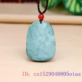 Jade Dragon Pendant Necklace Chinese Jewelry Green Gift Vintage