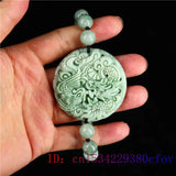 Jade Dragon Phoenix Bracelet Green Bangle Natural Charm Jadeite