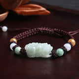 Jade Emerald Pixiu Bracelet Men Stone Natural Charm Jadeite