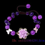 Chinese Natural Chalcedony Bangle 925 Silver