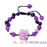 Chinese Natural Chalcedony Bangle 925 Silver