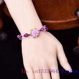 Chinese Natural Chalcedony Bangle 925 Silver
