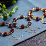 Jade Garnet Bracelets Natural Jewelry Talismans Man Bangles Men Gemstone