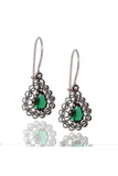 Jade Gemstone Filigree Earrings