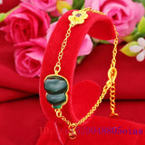 Natural Chalcedony Zircon 925 Silver Bracelet