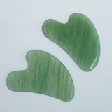 Light Green Jade Gua Sha Massage Tool for Anti-Aging Body & Facial Massage