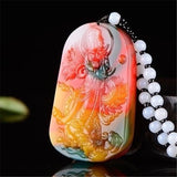 Jade Guanyin Necklace Pendant Choker Gemstones Charms Pendants Jewelry