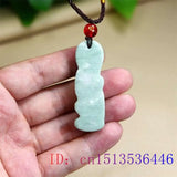 Green Jade Guanyin Pendant Necklace Chinese Jewelry for Women