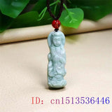 Green Jade Guanyin Pendant Necklace Chinese Jewelry for Women