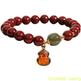 Original Cinnabar Bracelet Buddha Bead Female
