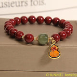 Original Cinnabar Bracelet Buddha Bead Female