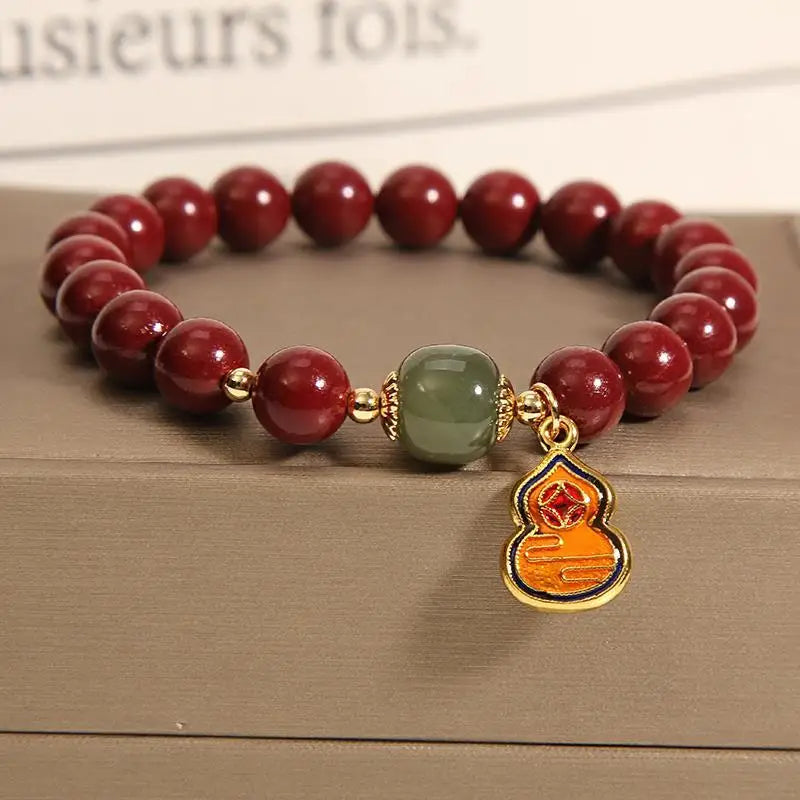 Original Cinnabar Bracelet Buddha Bead Female